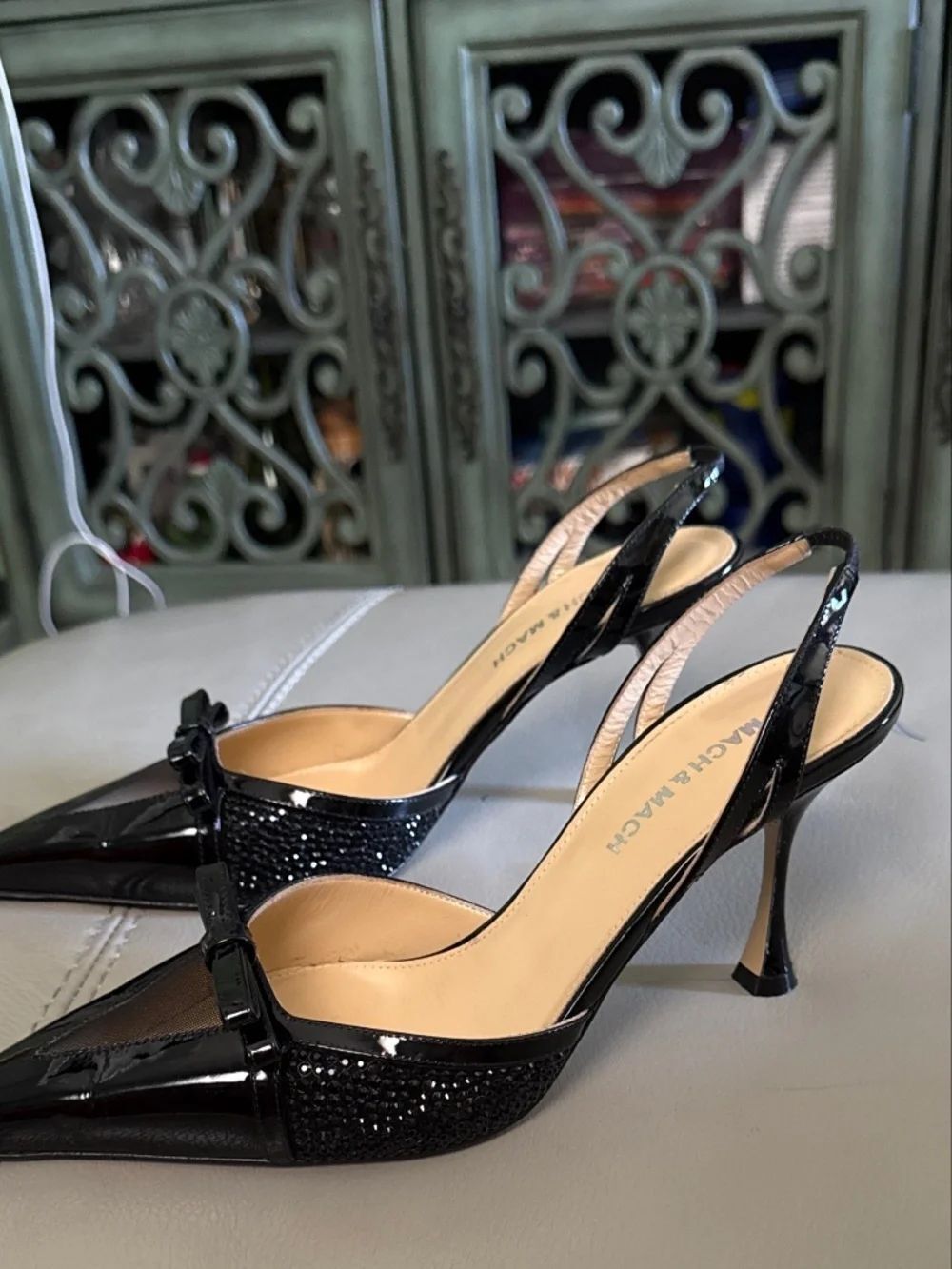Mach & Mach Slingbacks - Picture 3 of 9